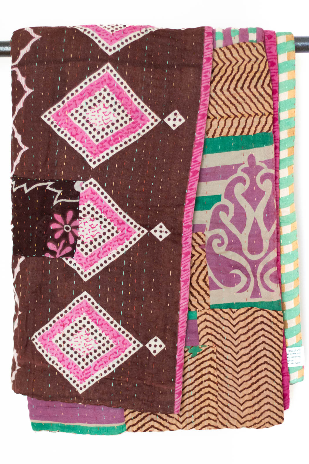 Kantha Throw Bed Quilt