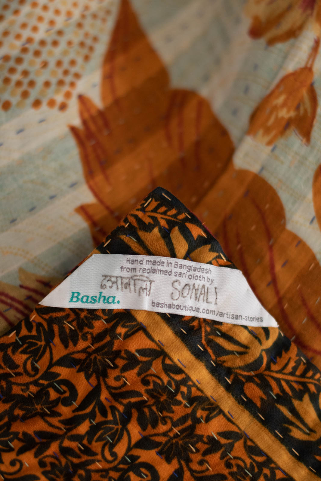 Rest No. 4 Kantha Large Throw