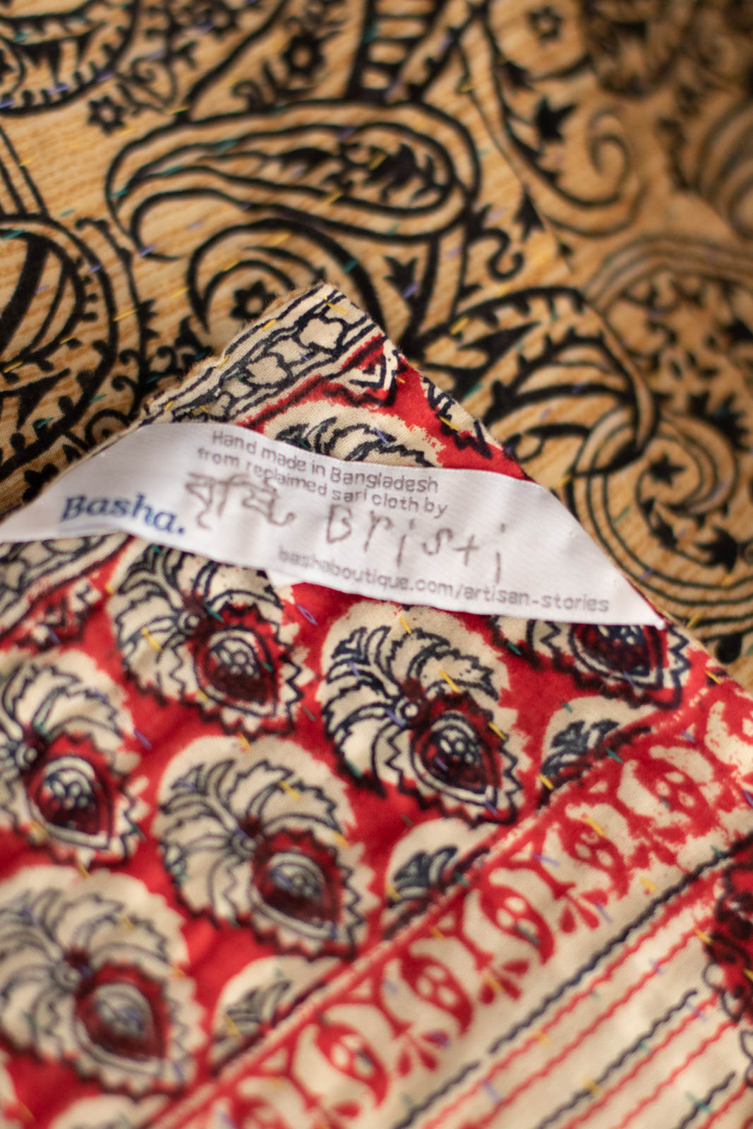 Rest No. 7 Kantha Large Throw