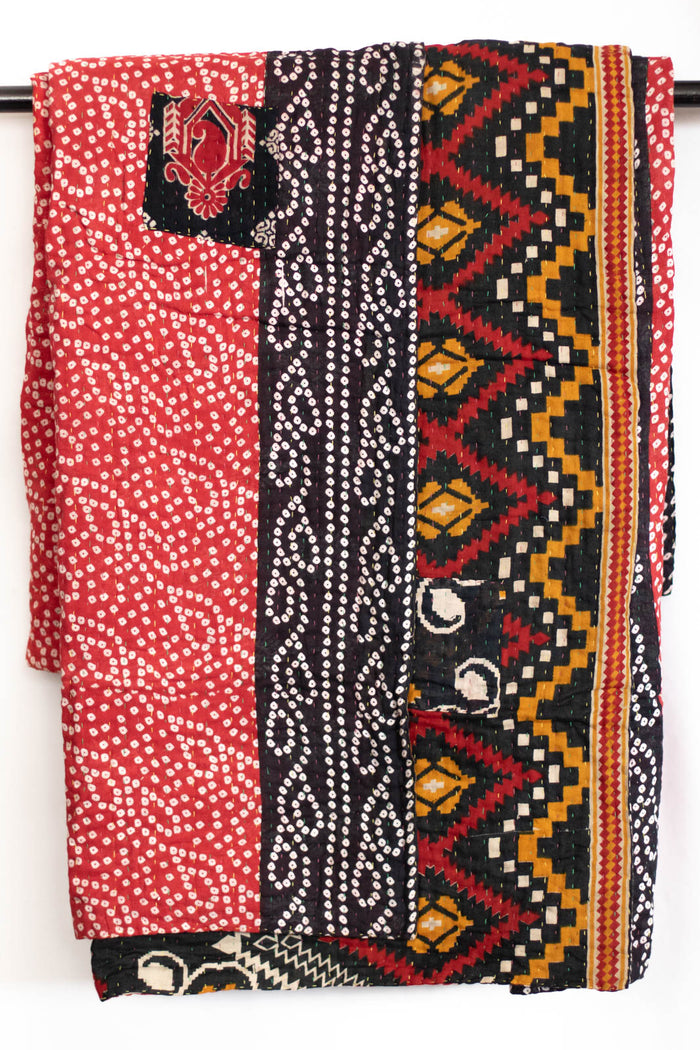 Kantha Extra Large 80" Throw