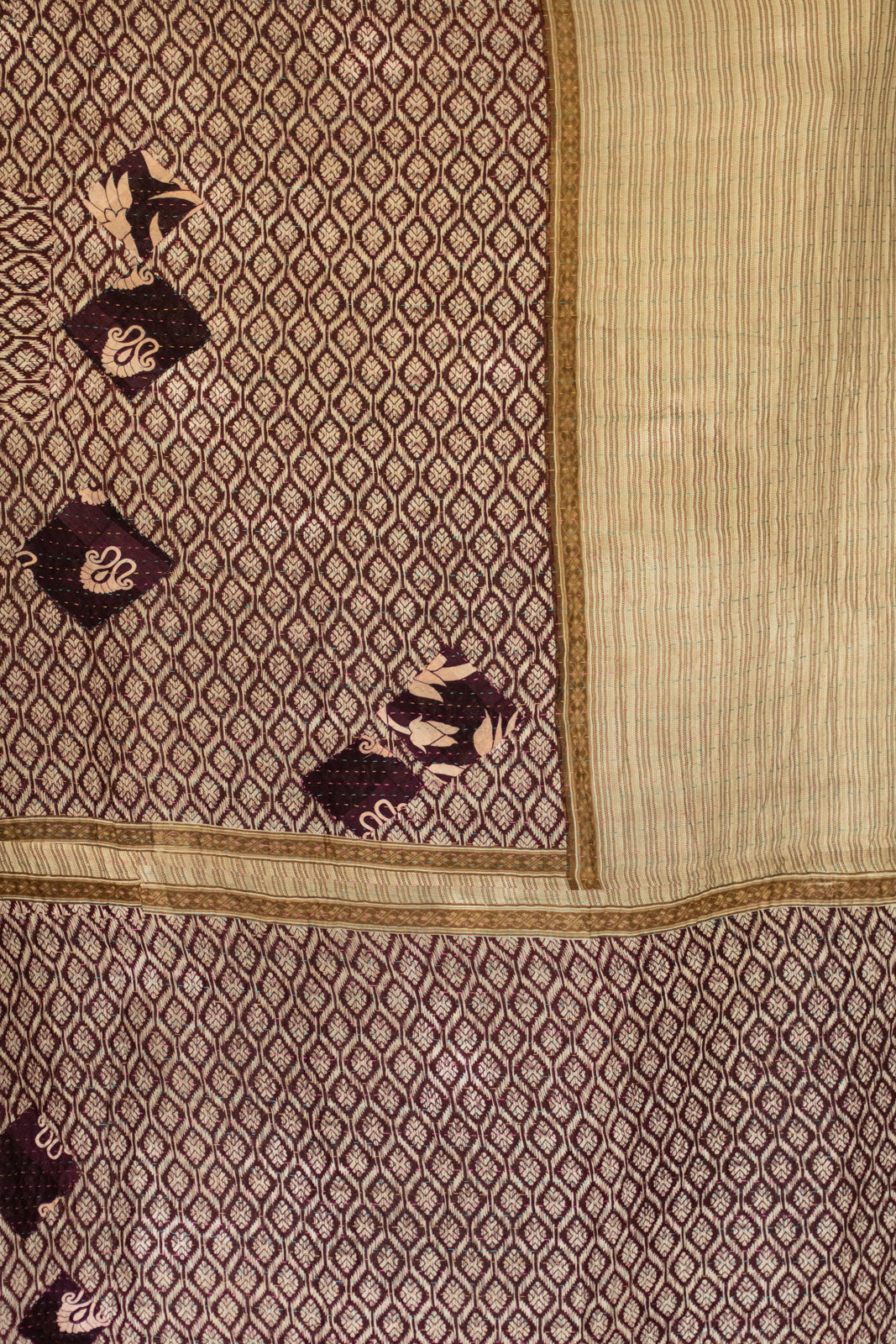 Story No. 5 Kantha Large Throw