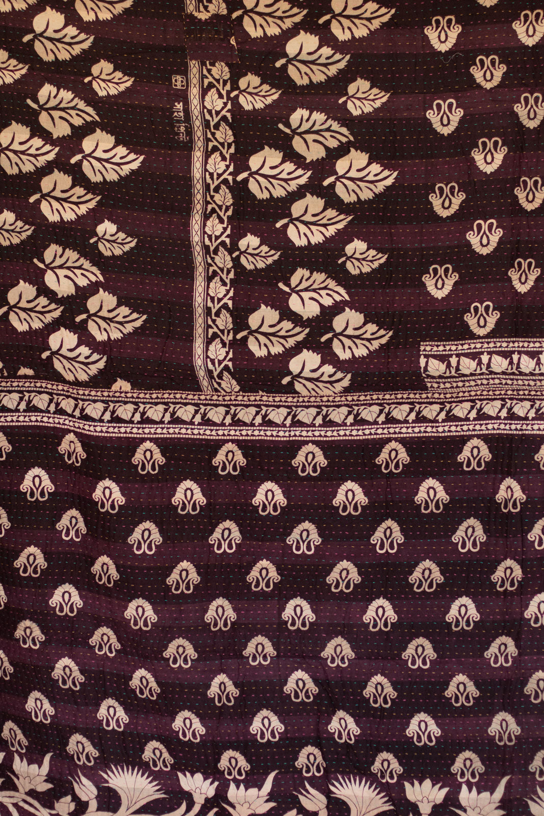 Story No. 5 Kantha Large Throw