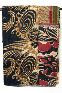Kantha Throw Bed Quilt