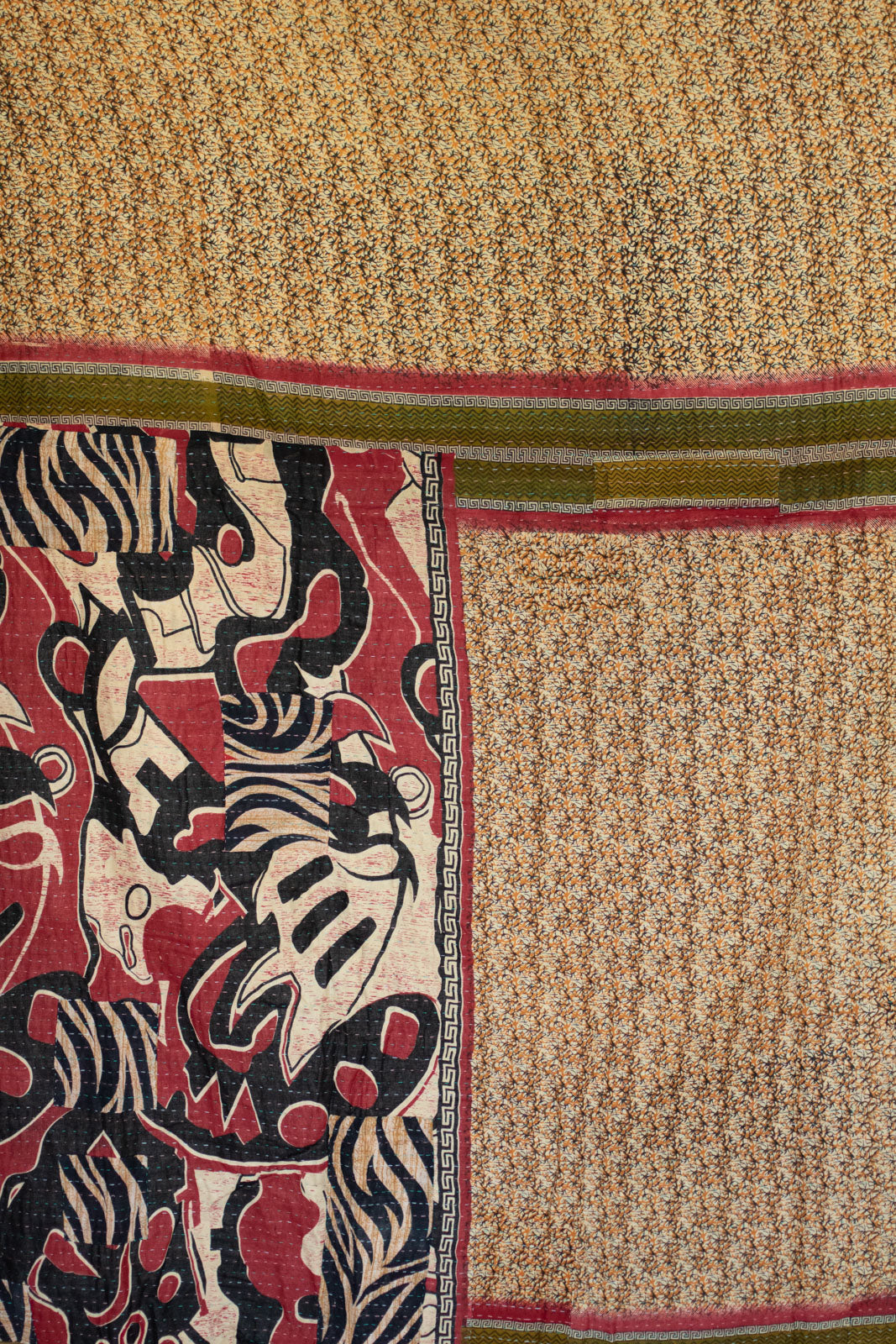 Story No. 2 Kantha Large Throw