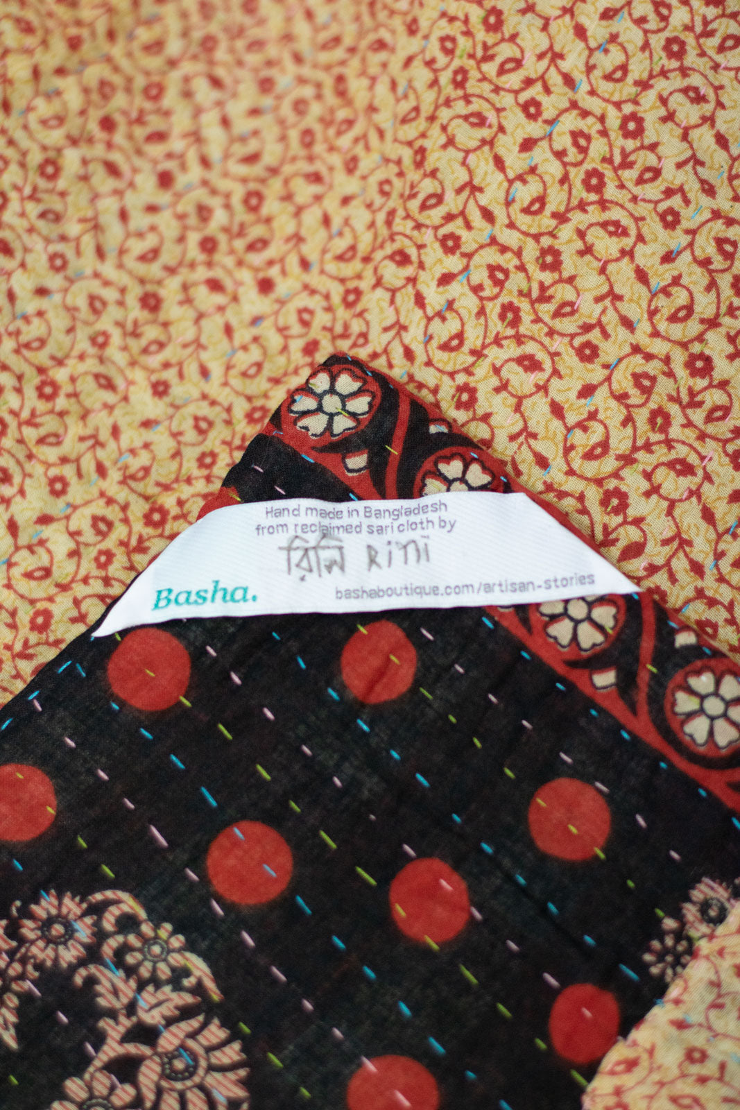 Presence No. 6 Kantha Large Throw