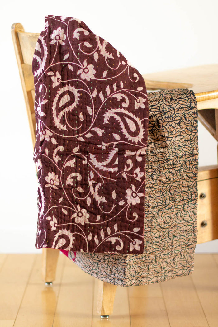 dignify Kantha Baby Blanket Quilt