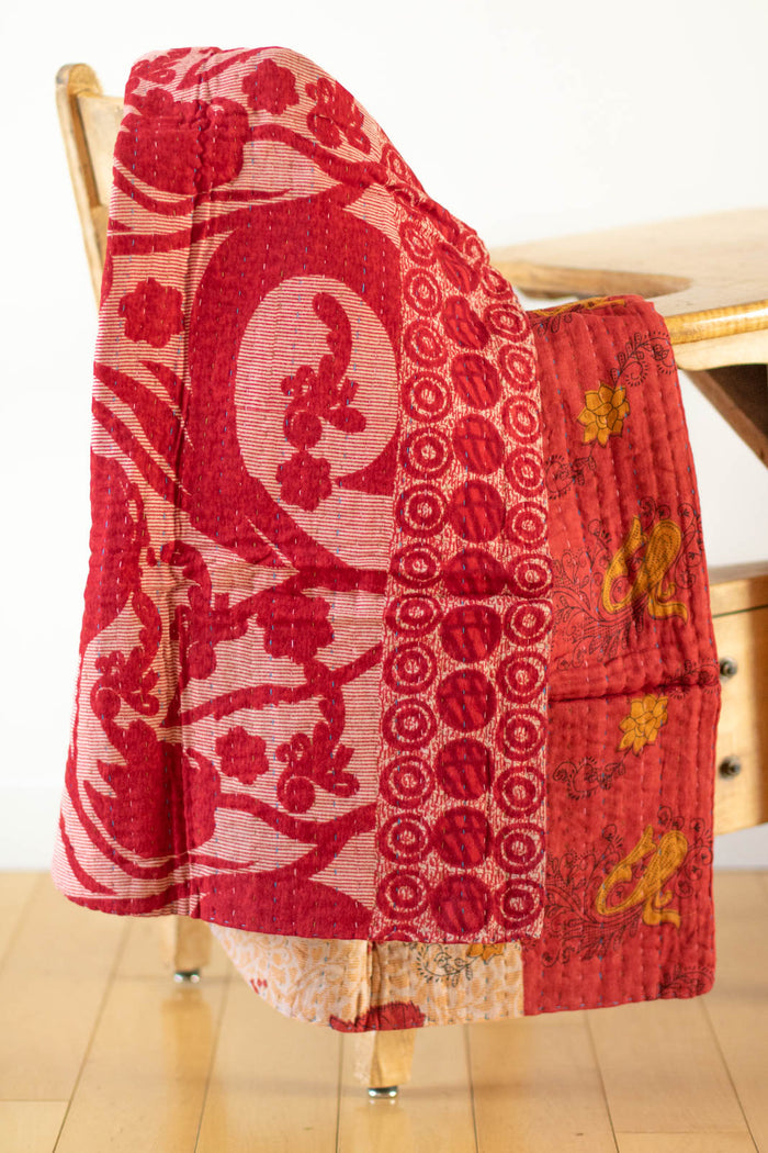 dignify Kantha Baby Blanket Quilt