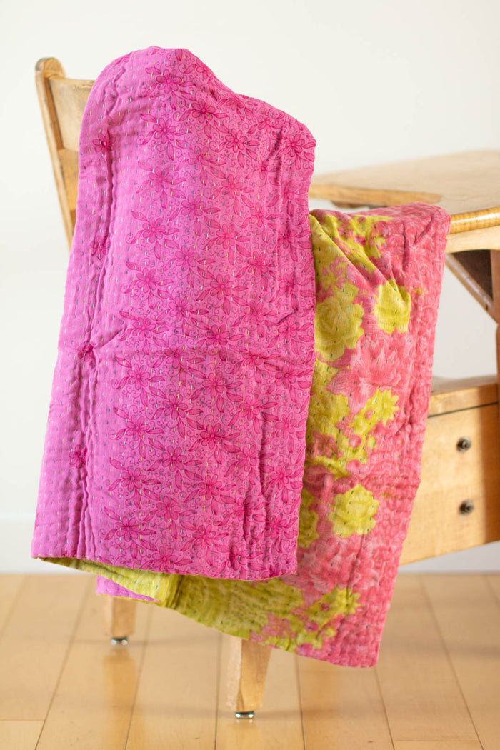 dignify Kantha Baby Blanket Quilt