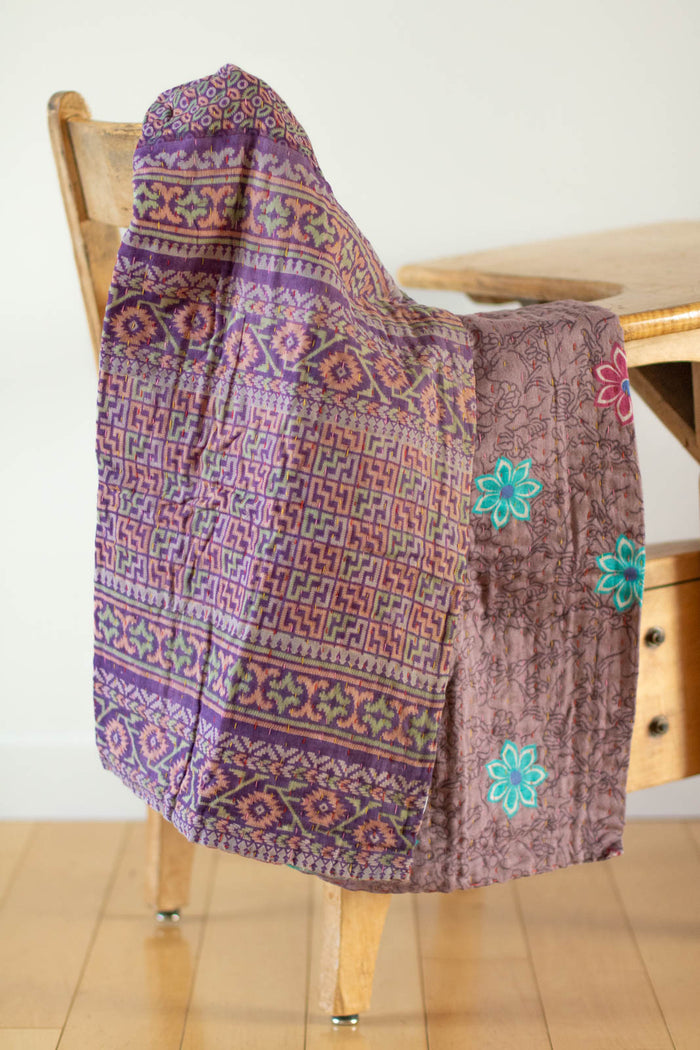 dignify Kantha Baby Blanket Quilt