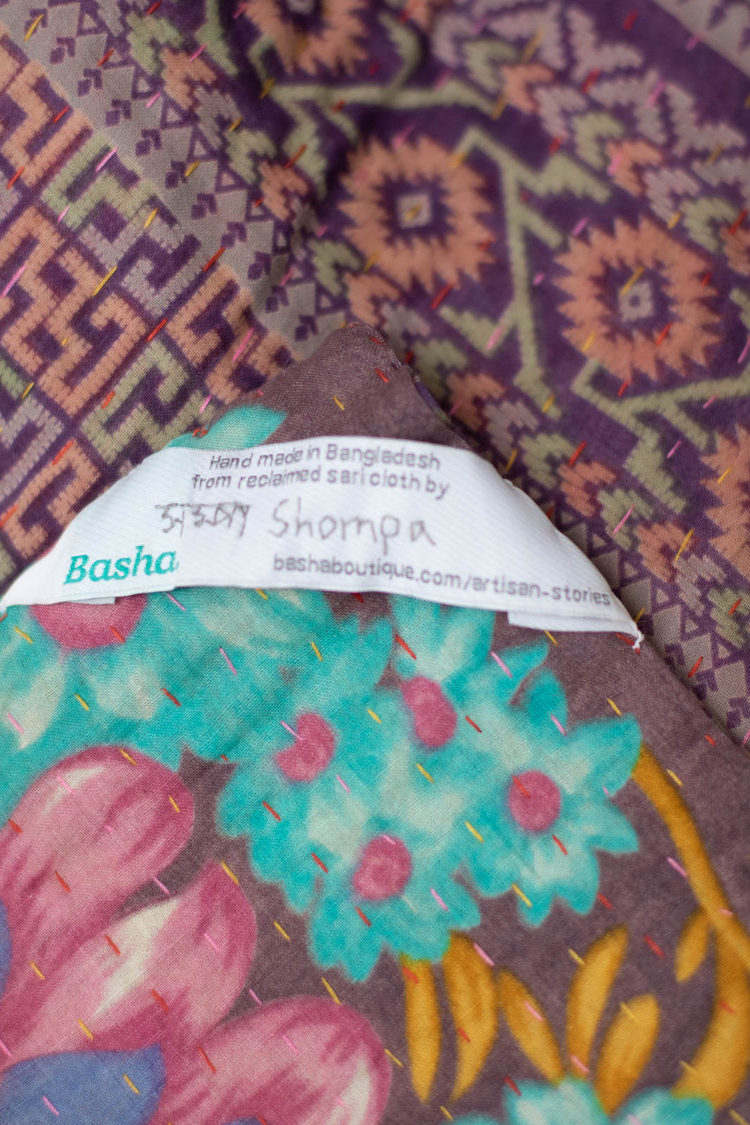 Cherish No. 5 Kantha Mini Blanket