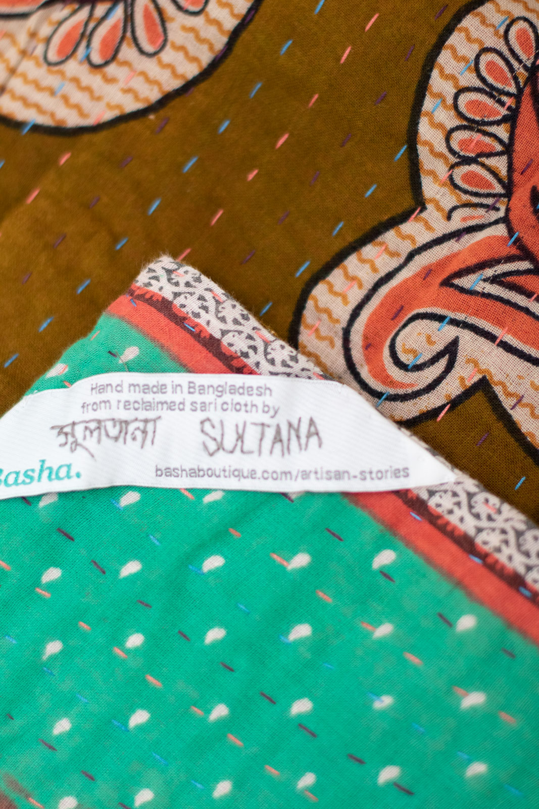 Precious No. 6 Kantha Mini Blanket