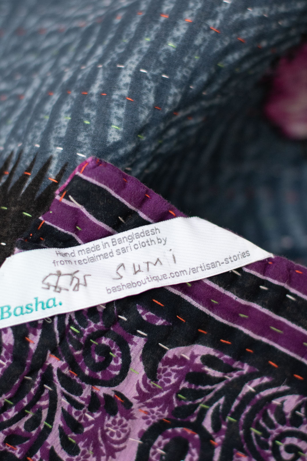 Precious No. 7 Kantha Mini Blanket
