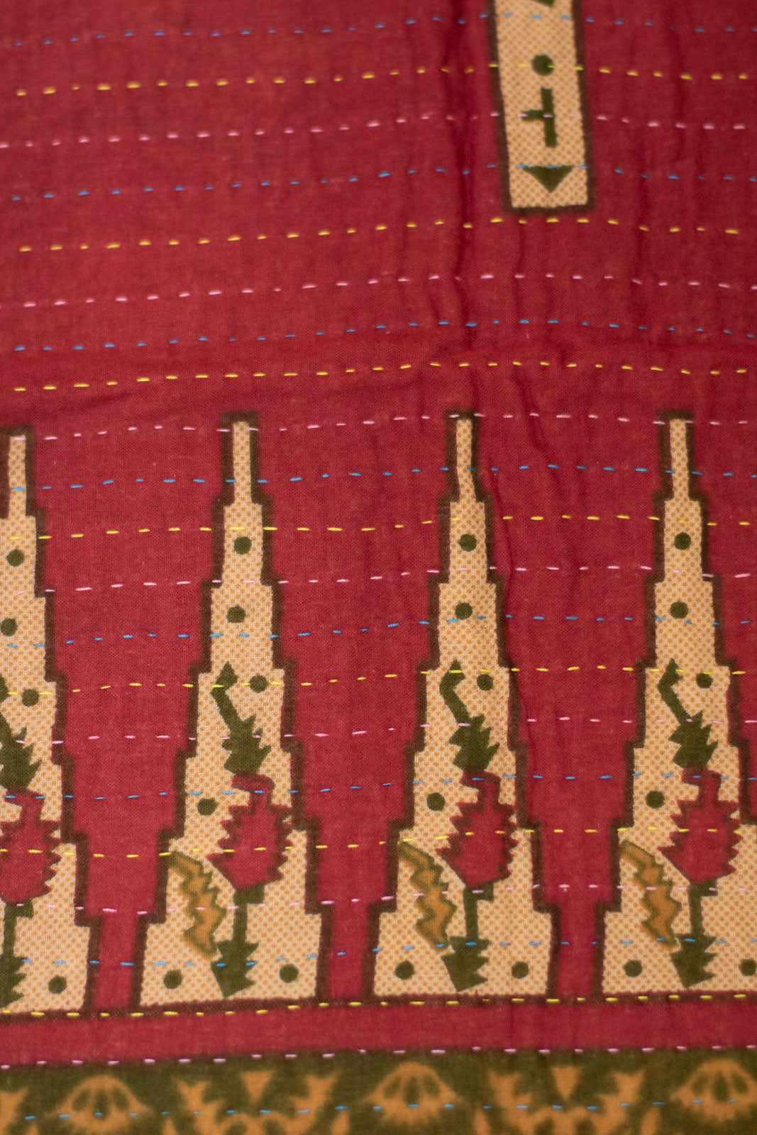 Jingle No. 1 Kantha Mini Blanket