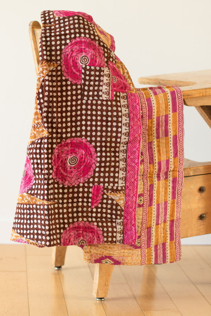 dignify Kantha Baby Blanket Quilt