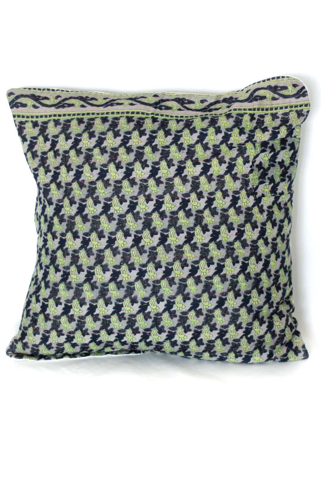 Care no. 9 Kantha Pillow Cover
