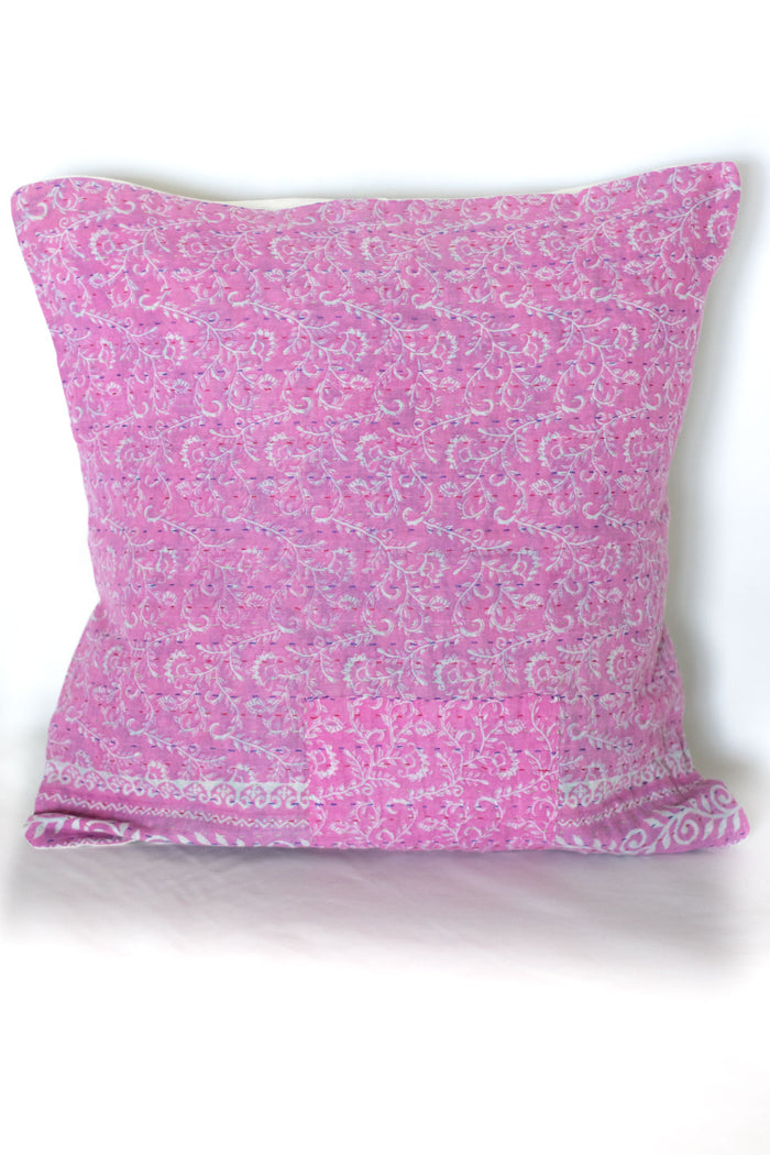 Extra large decorative throw pillows handmade kantha pillows for couch -  PS12