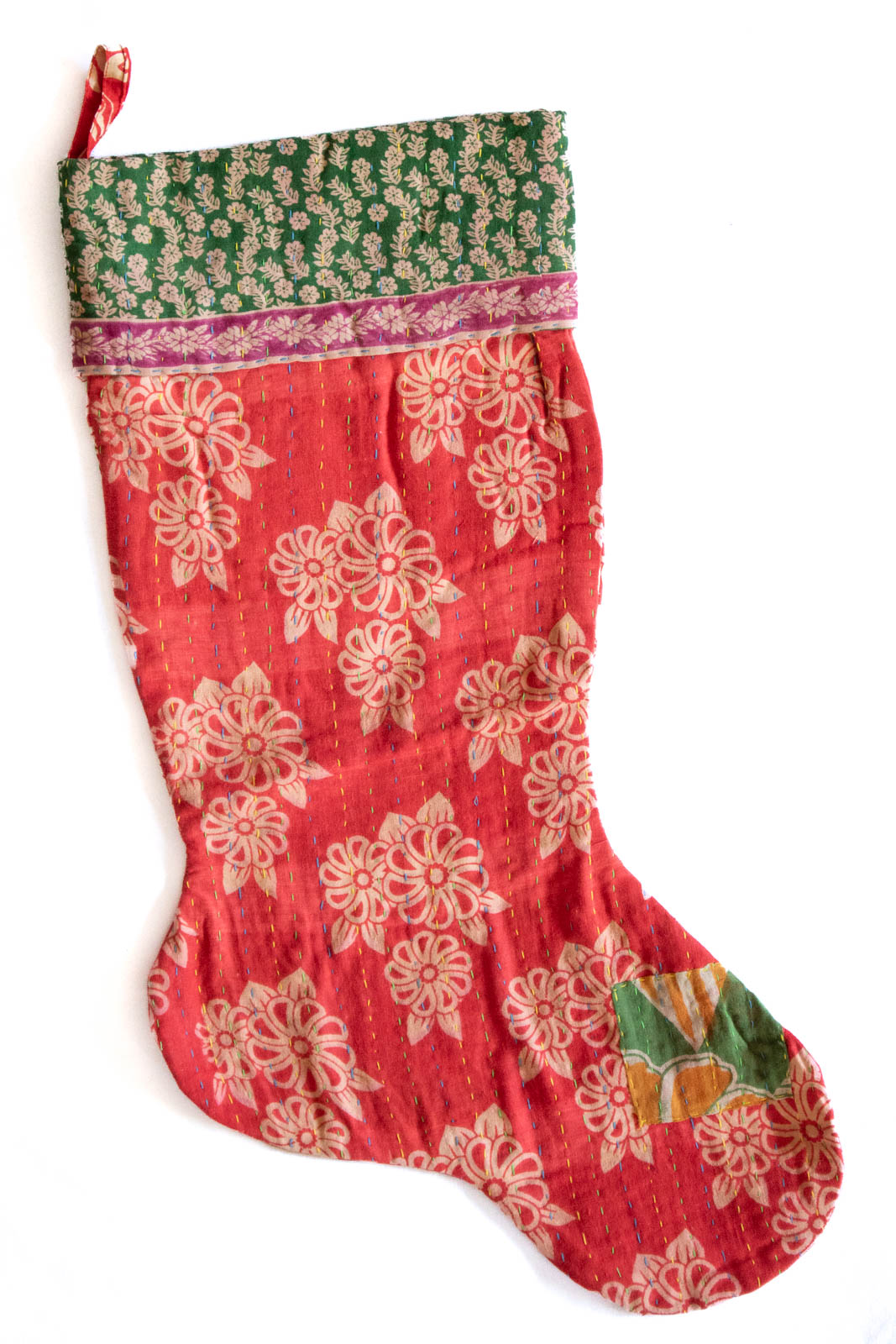 dignify Kantha Christmas Stocking