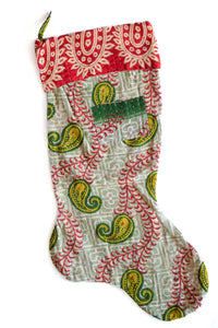 dignify Kantha Christmas Stocking