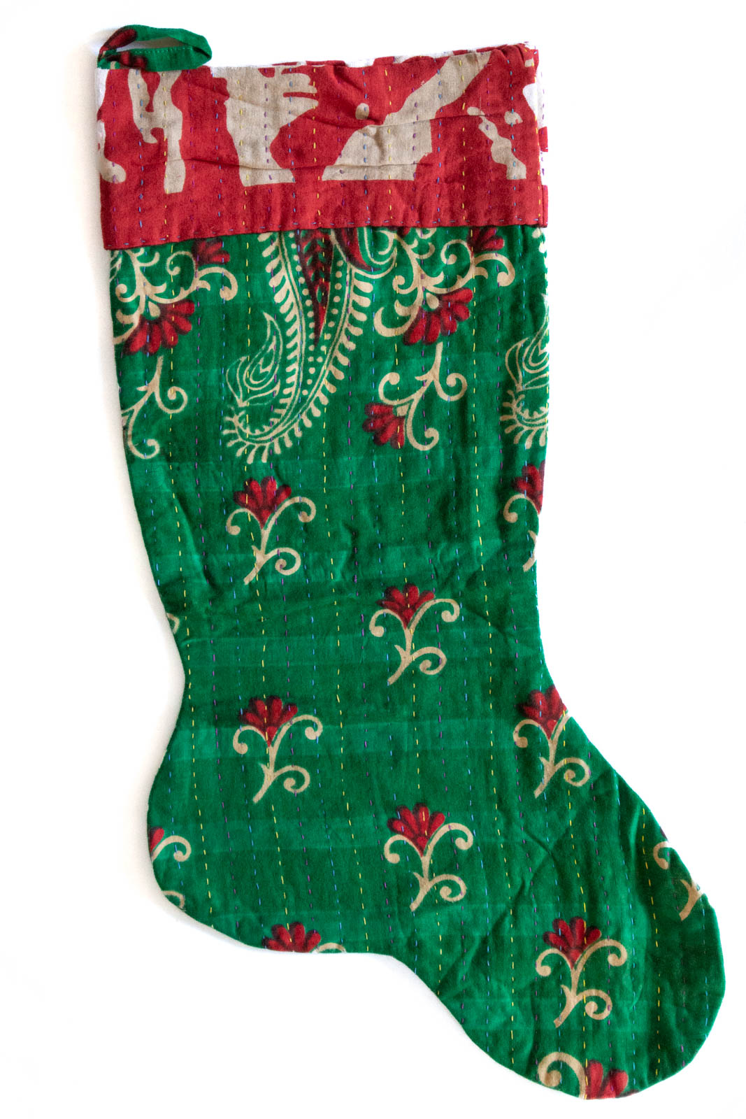 dignify Kantha Christmas Stocking