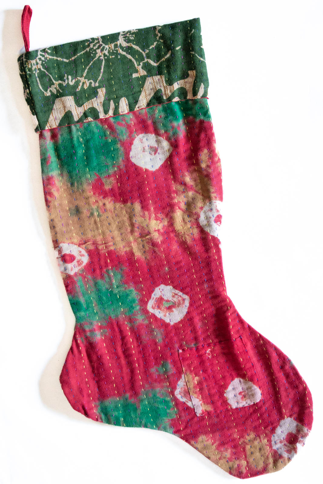 dignify Kantha Christmas Stocking