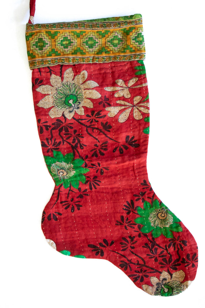 dignify Kantha Christmas Stocking