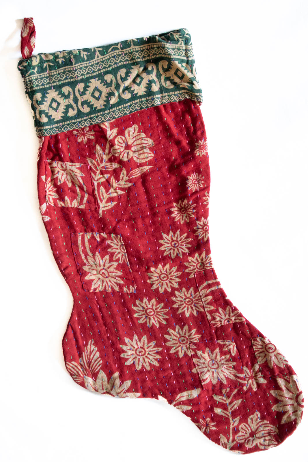 dignify Kantha Christmas Stocking