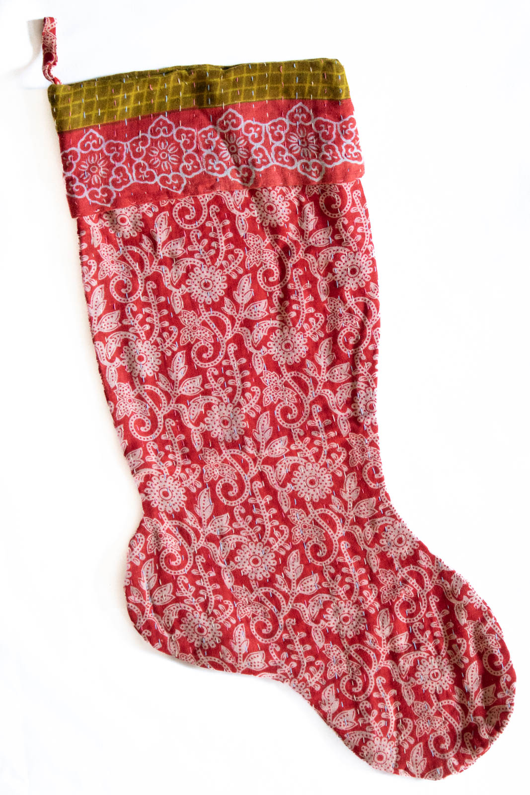 dignify Kantha Christmas Stocking