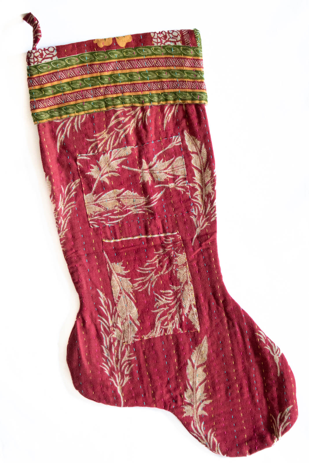 dignify Kantha Christmas Stocking