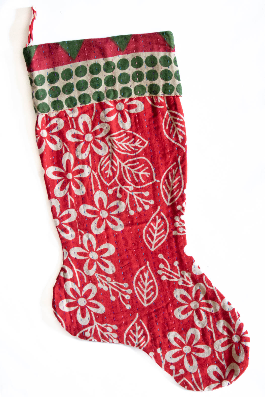 dignify Kantha Christmas Stocking