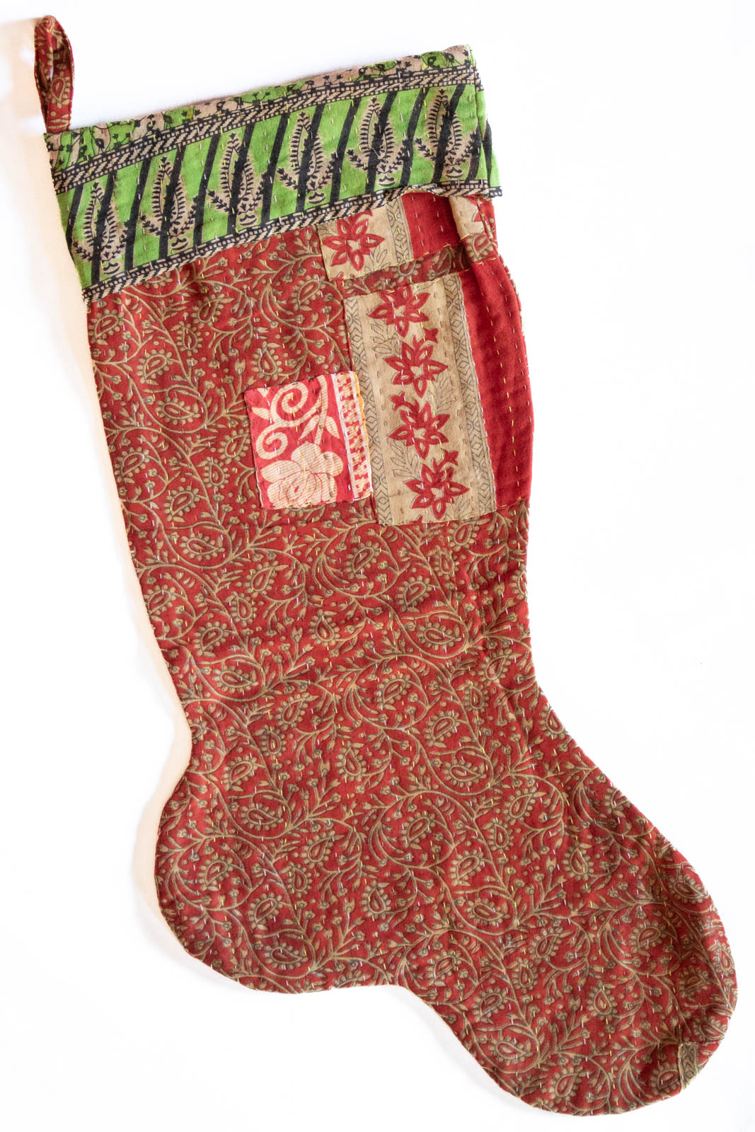 dignify Kantha Christmas Stocking