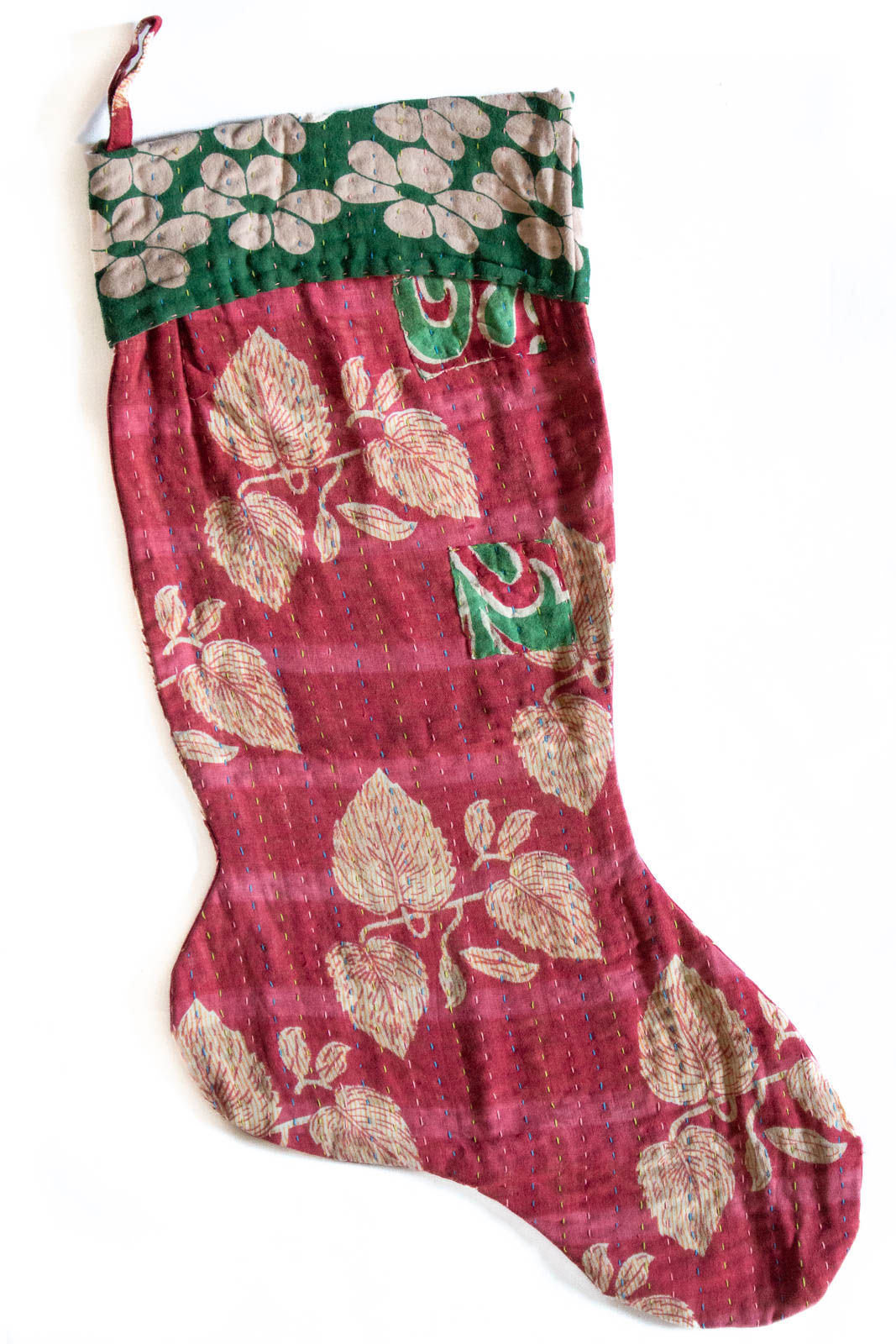 dignify Kantha Christmas Stocking