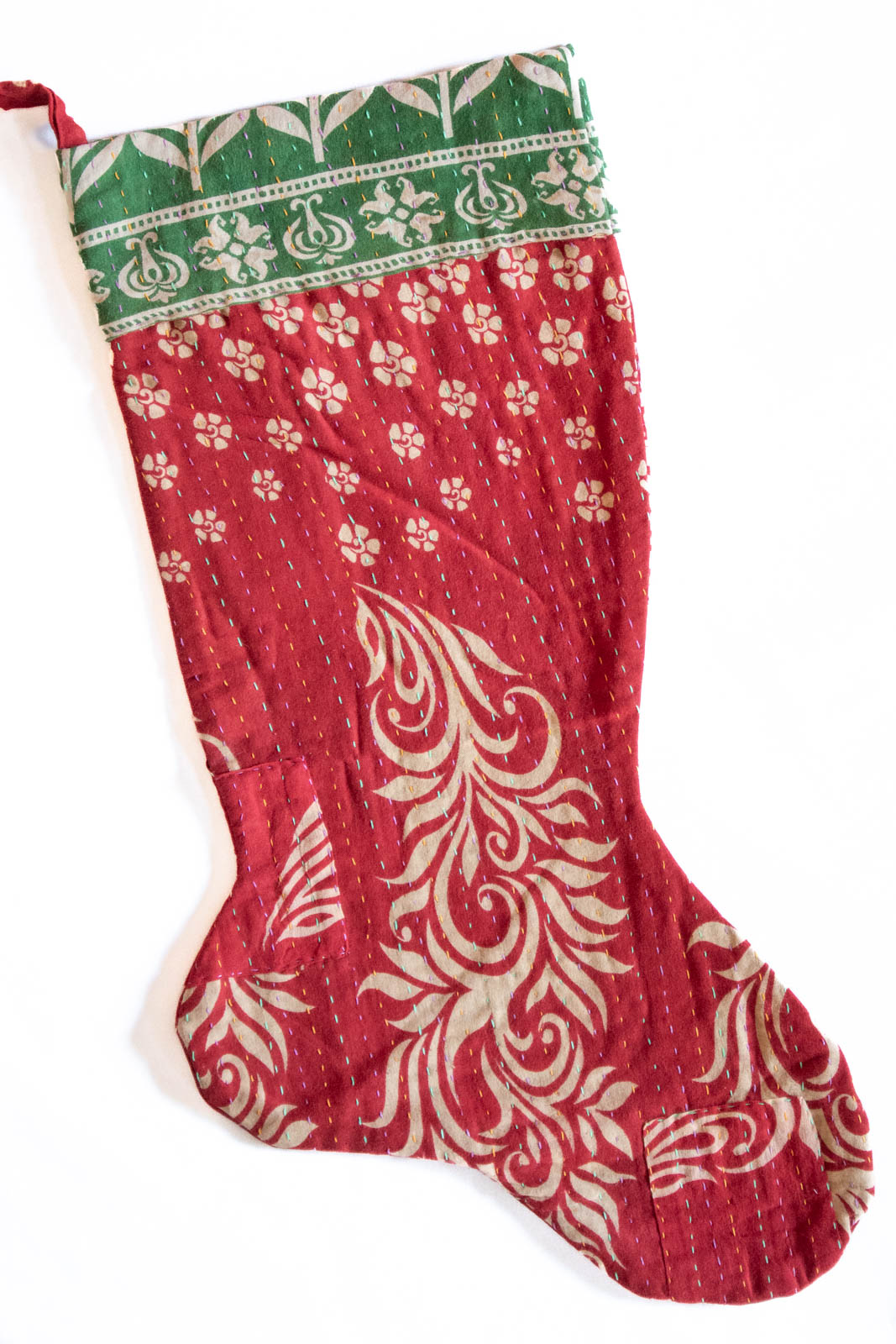 dignify Kantha Christmas Stocking