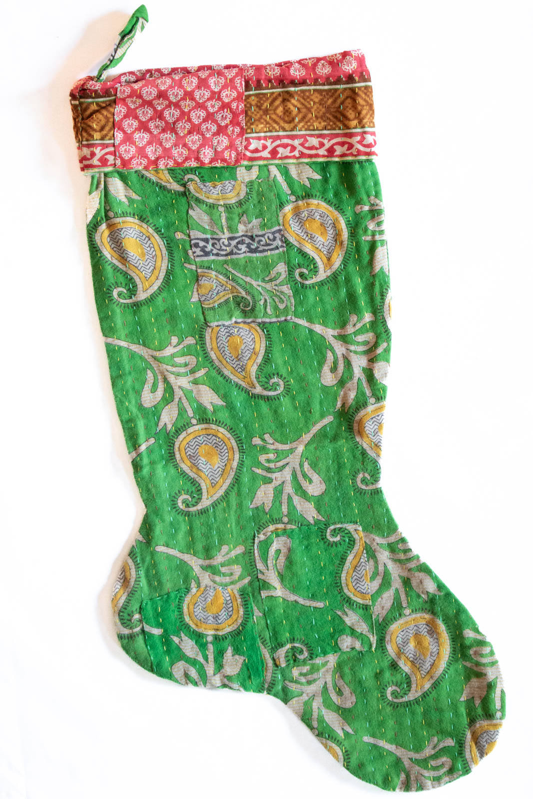 dignify Kantha Christmas Stocking