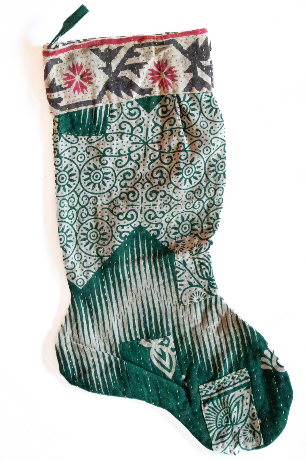 dignify Kantha Christmas Stocking