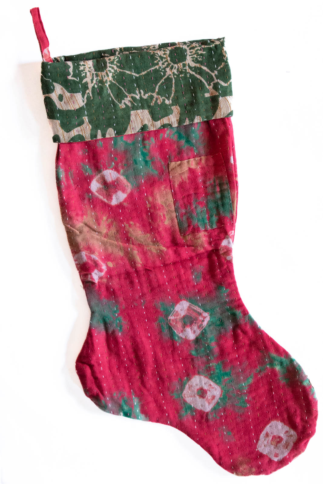 dignify Kantha Christmas Stocking