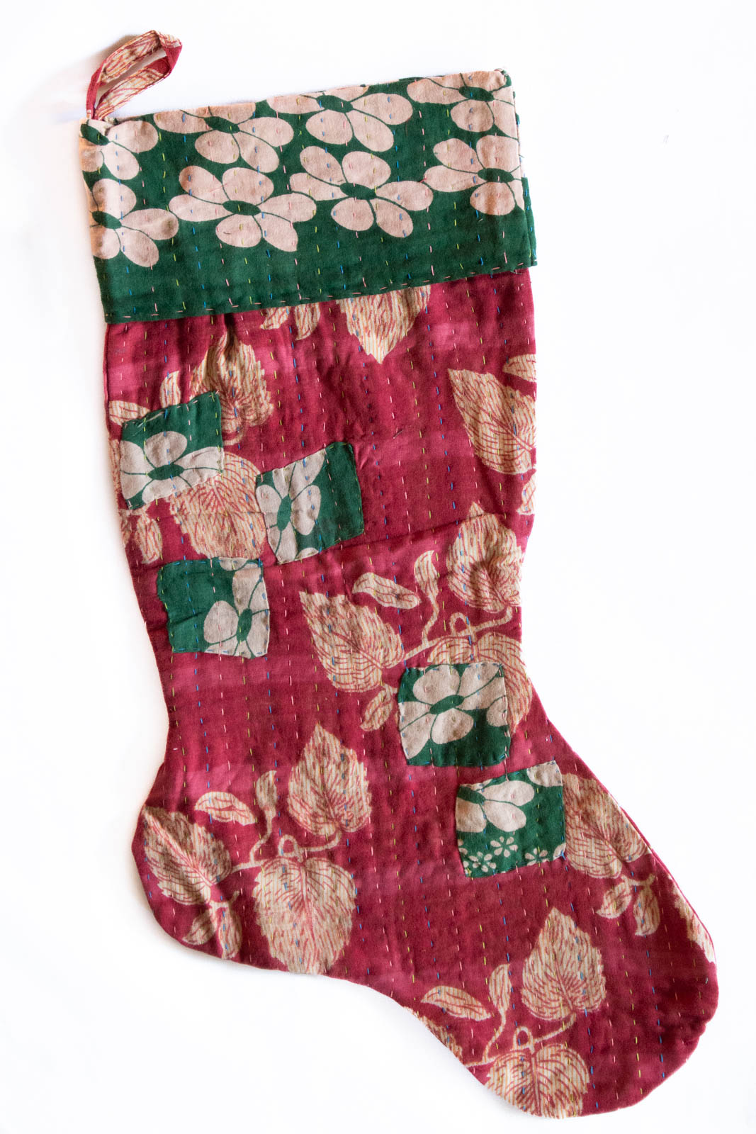 dignify Kantha Christmas Stocking