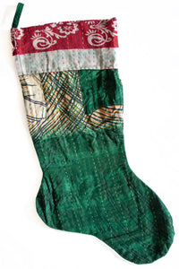 dignify Kantha Christmas Stocking