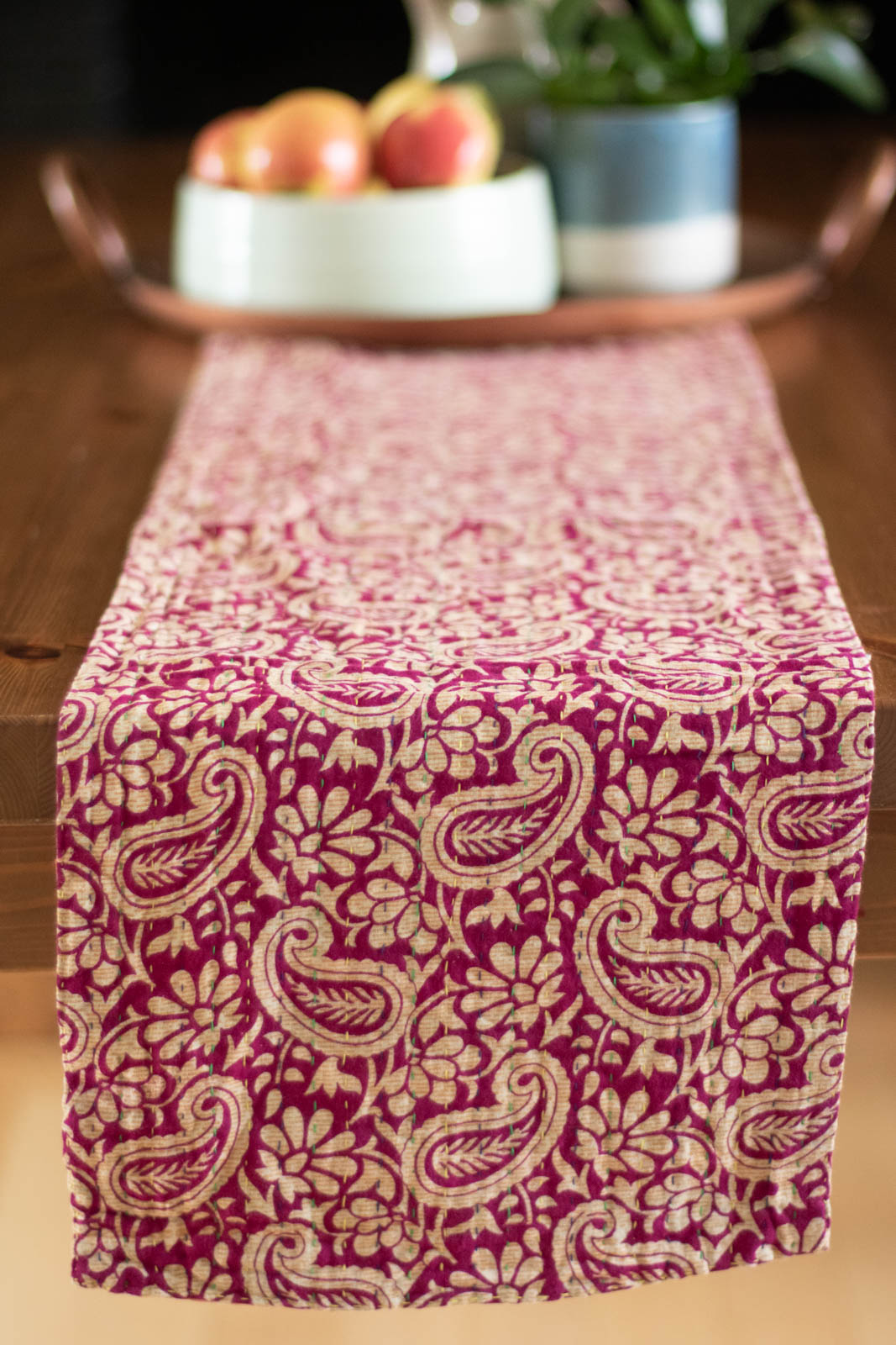 Kantha Table Runner Cotton A5