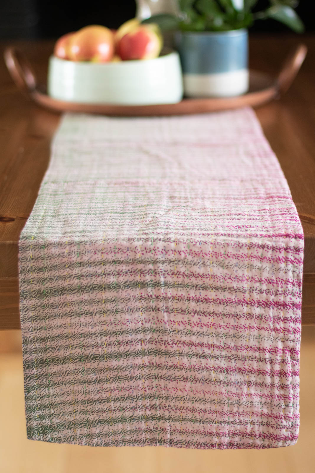 Kantha Table Runner Cotton B1