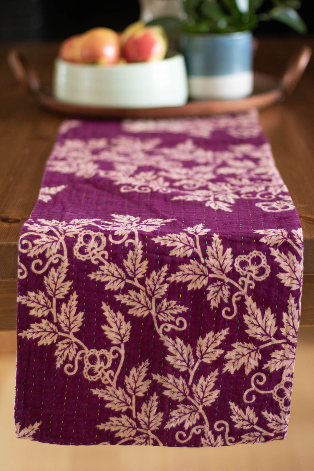 Kantha Table Runner Cotton B1