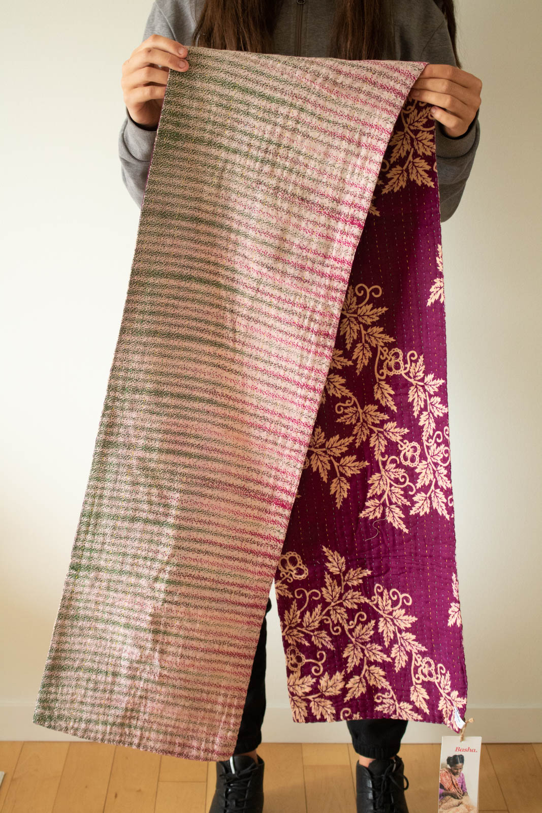 Kantha Table Runner Cotton B1