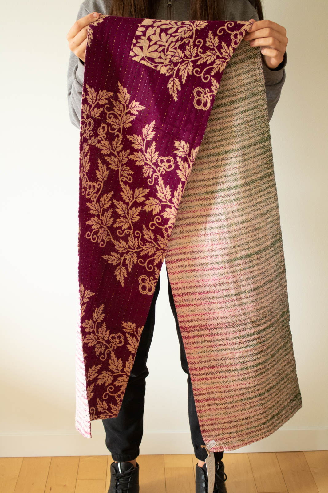 Kantha Table Runner Cotton B1