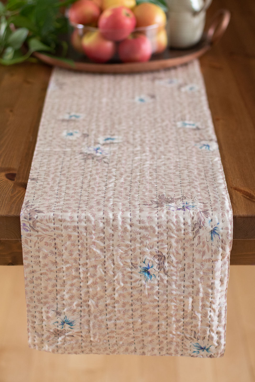 Kantha Table Runner Silk Blend B2