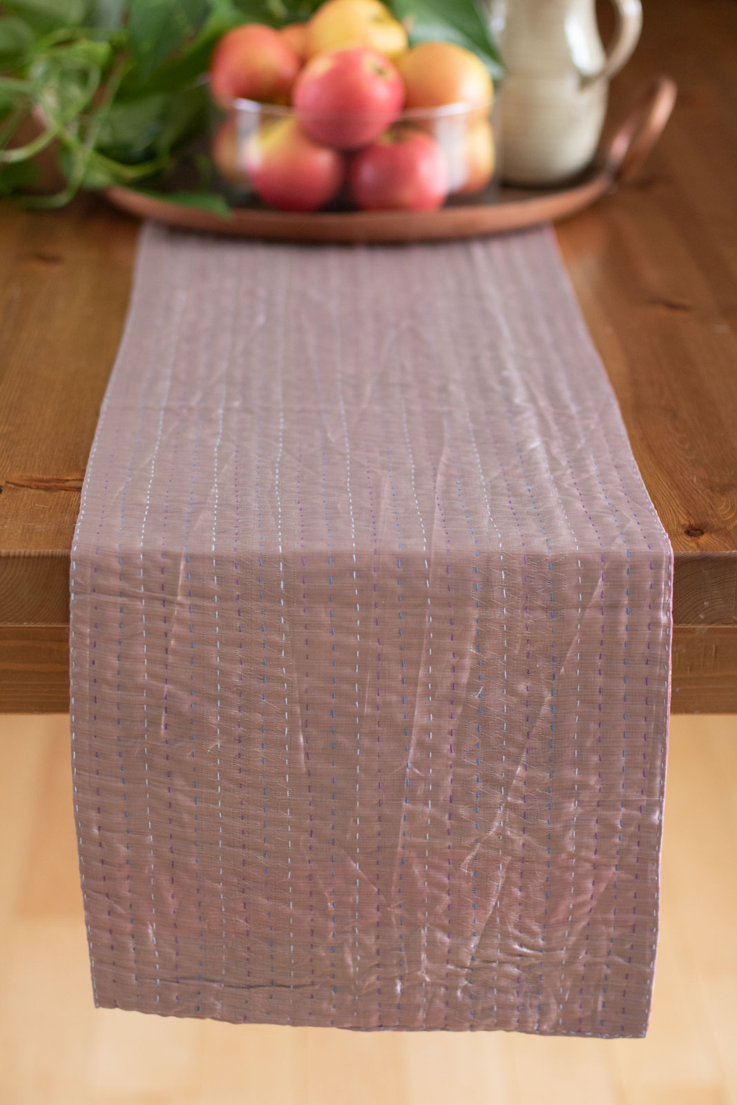 Kantha Table Runner Silk Blend A1
