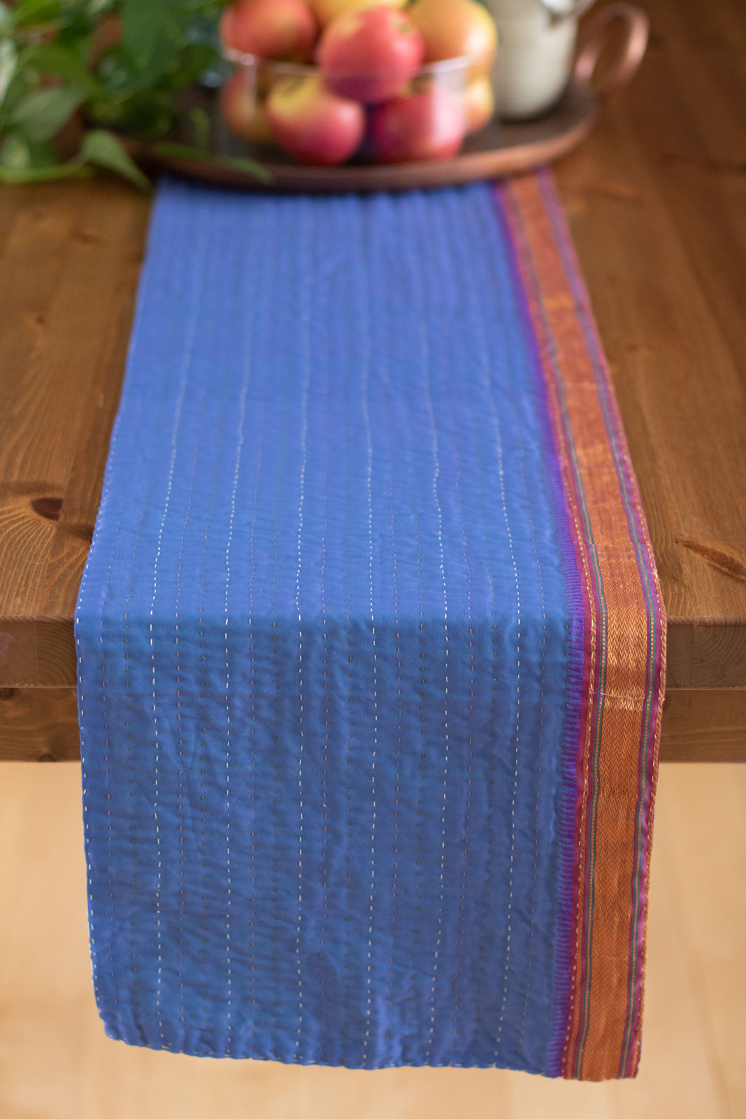 Kantha Table Runner Silk Blend B3