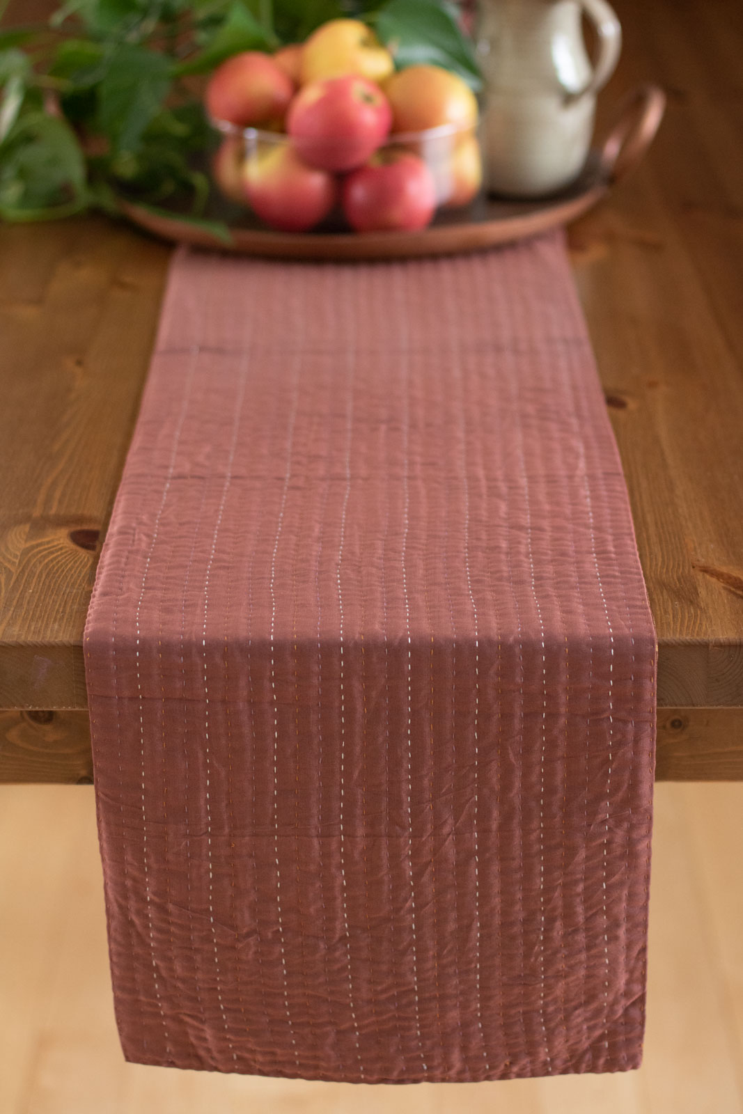 Kantha Table Runner Silk Blend C3