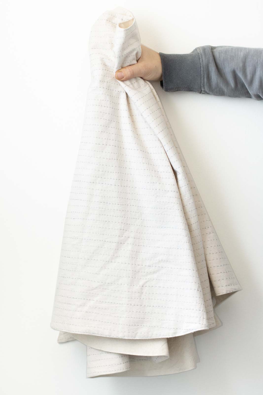 Kantha Christmas Tree Skirt - Simplicity (Grey)