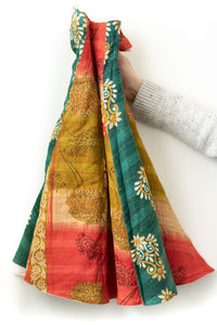 Kantha Holiday Tree Skirt