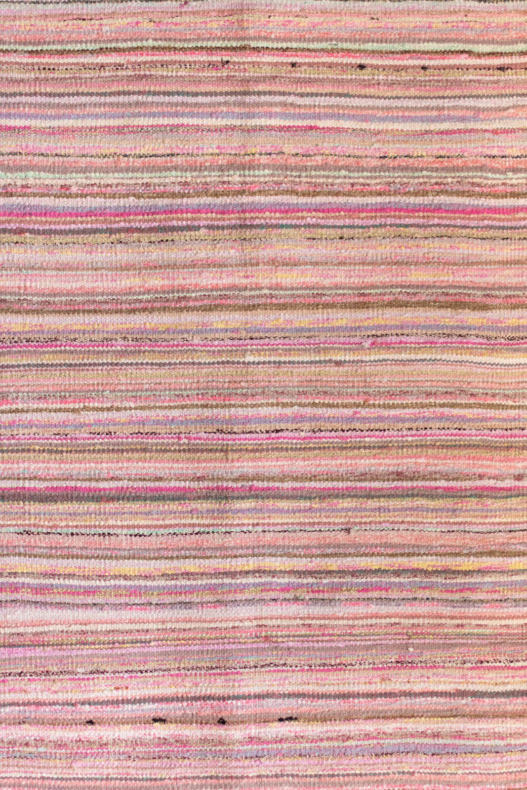 Hand-Loomed Sari Cloth Kilim Rug - Sweetie