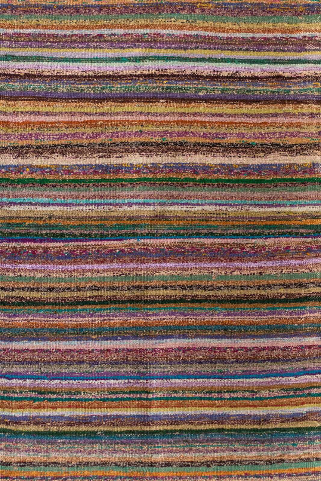 Hand-Loomed Sari Cloth Kilim Rug - Dream